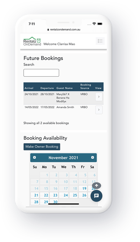 Booking